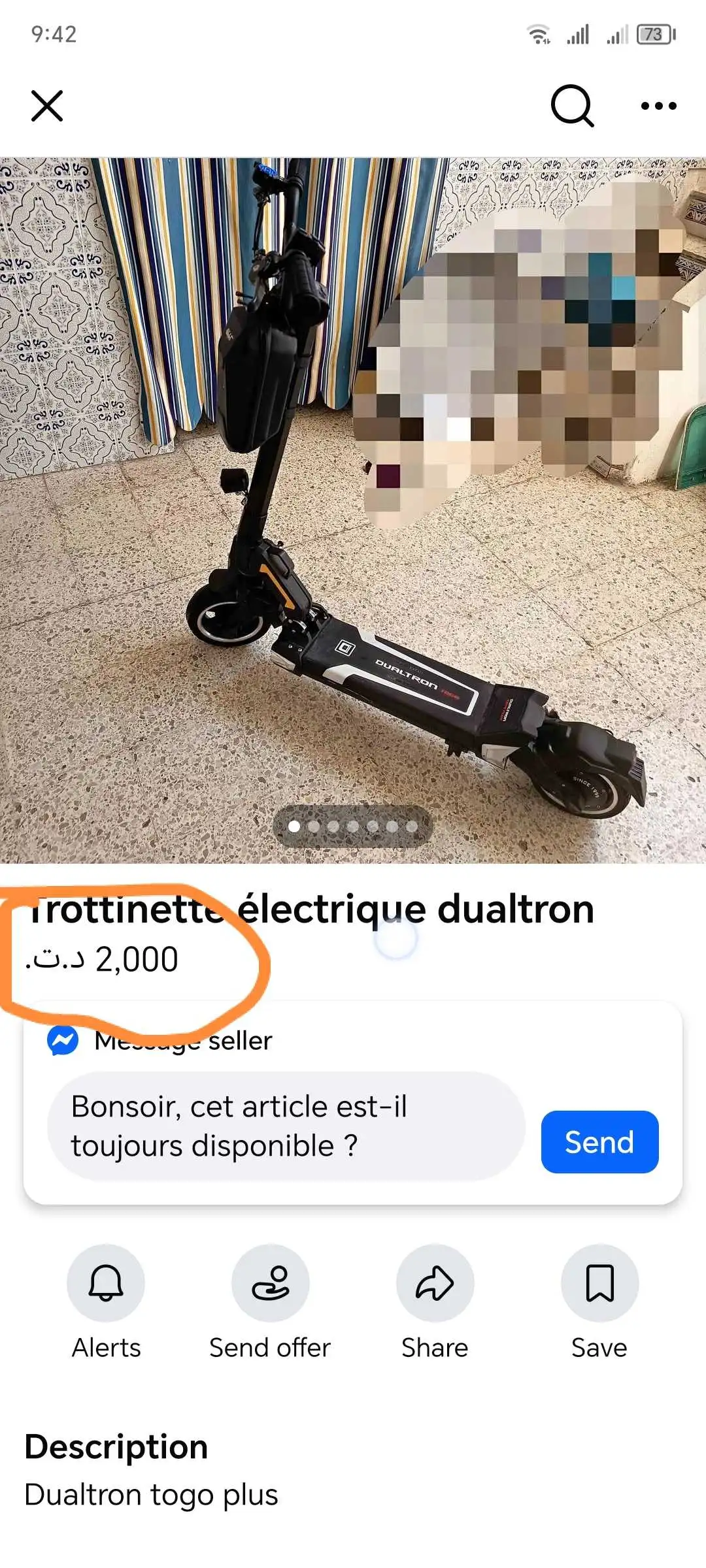 Trottinette Dualtron Togo Plus