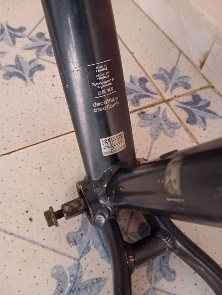 2 cadre vélo aluminium taille L roue 26 