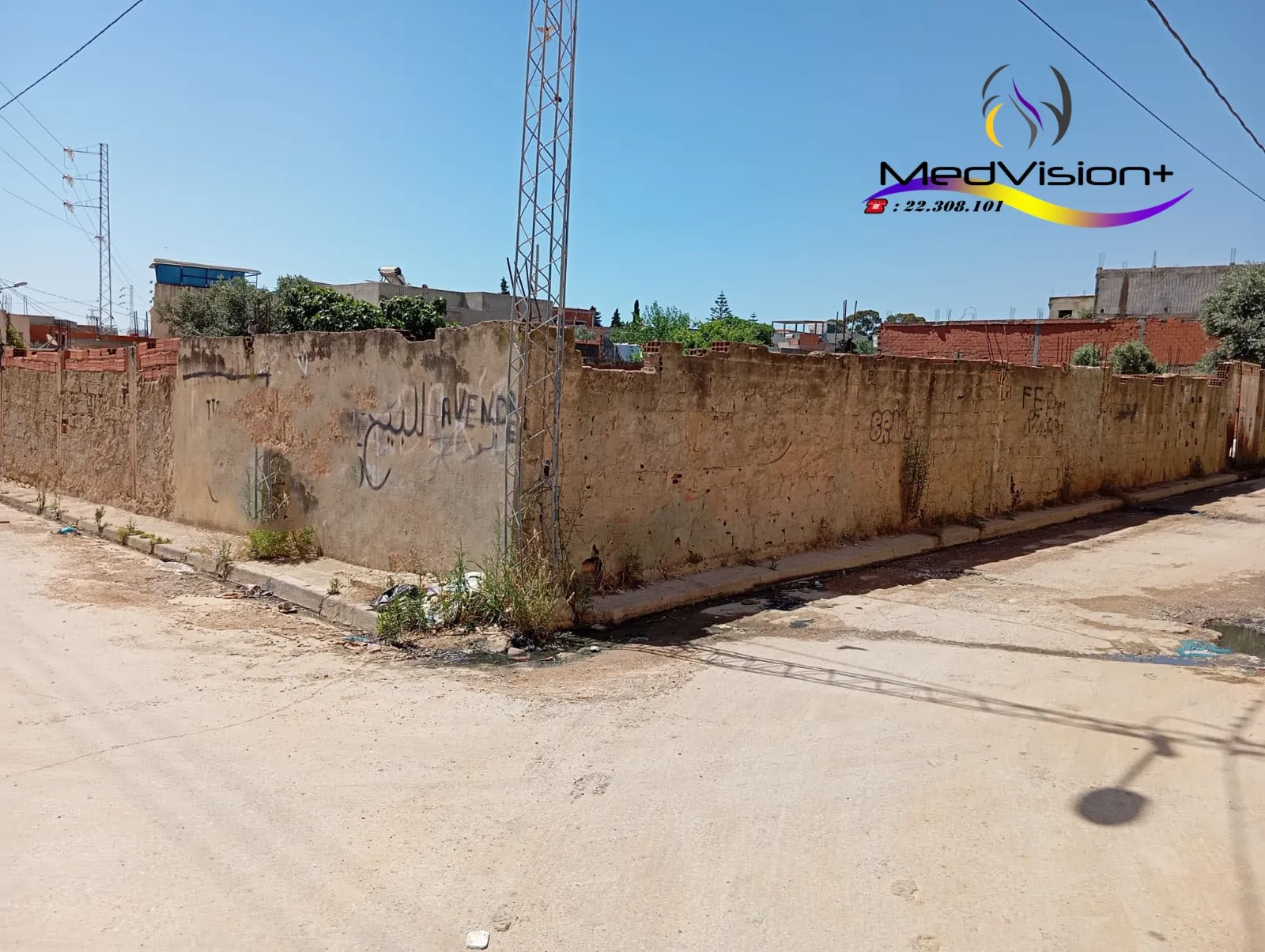 👉Terrain a EL الصنهاجي-أريانة (500m²)