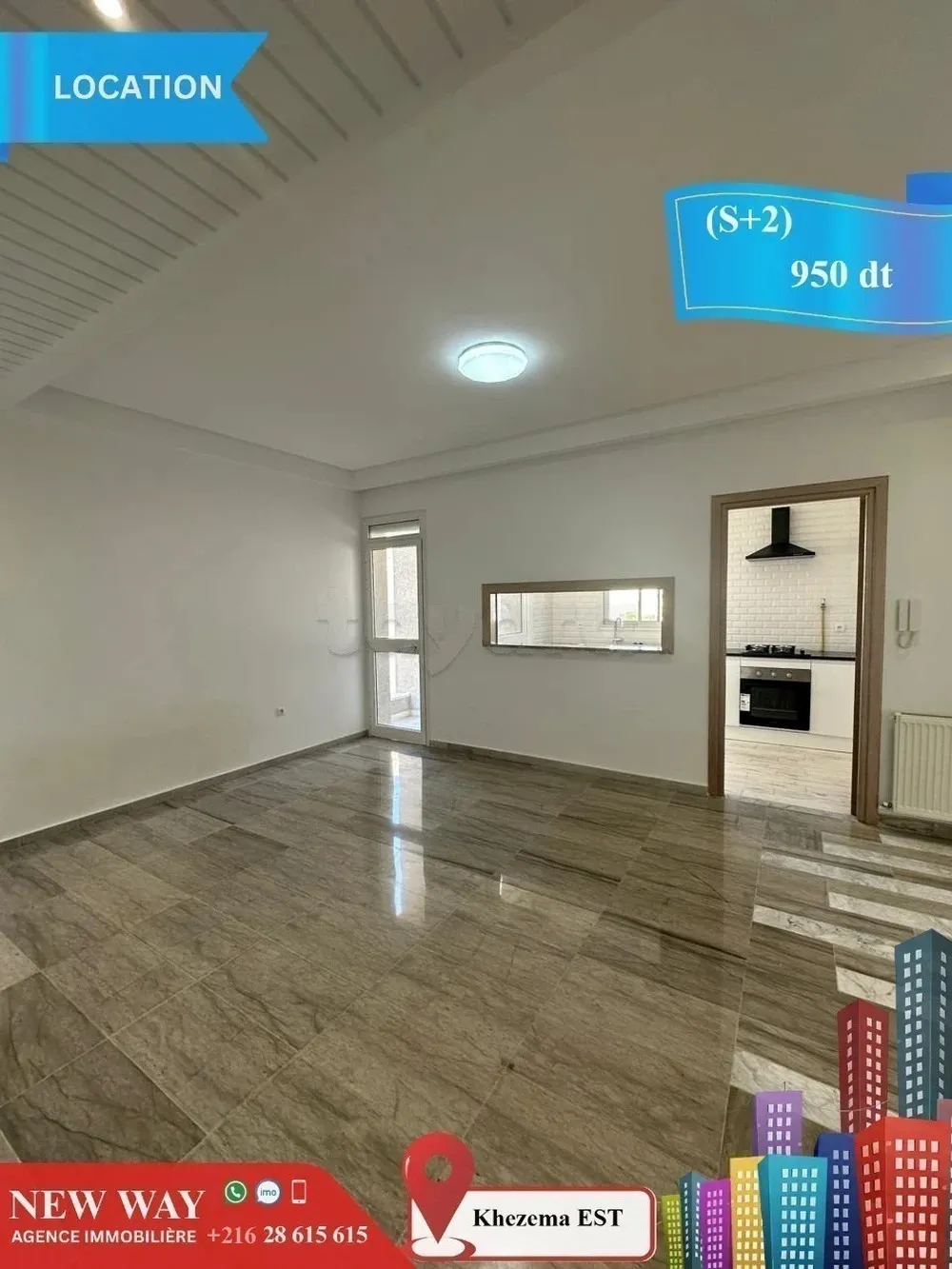 (S+2) à khezema EST, Proche de Toutes Commodités