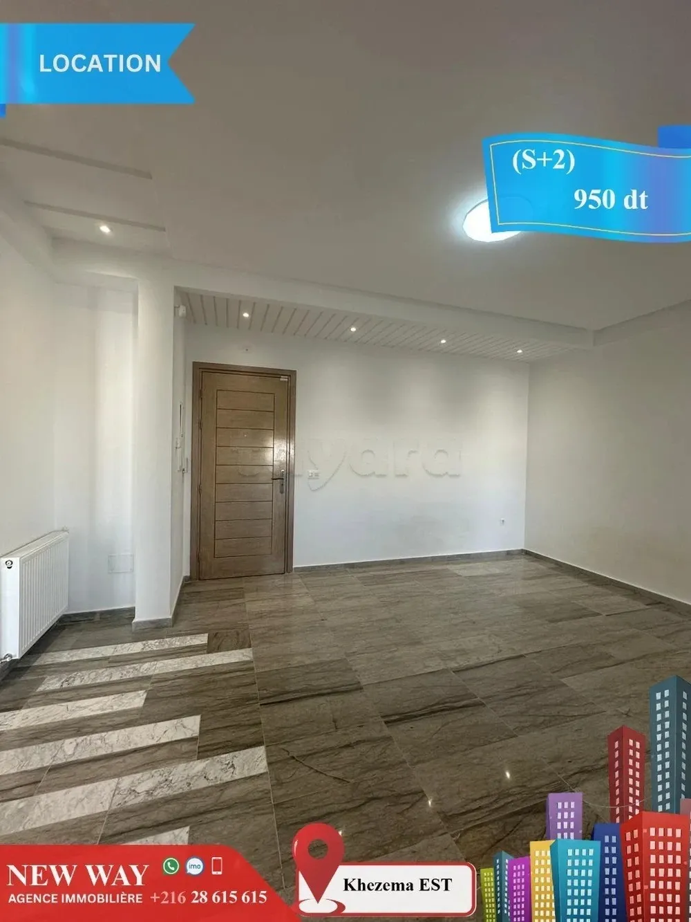 (S+2) à khezema EST, Proche de Toutes Commodités