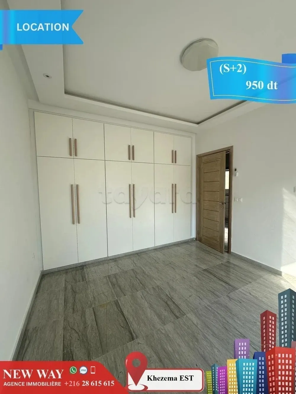 (S+2) à khezema EST, Proche de Toutes Commodités