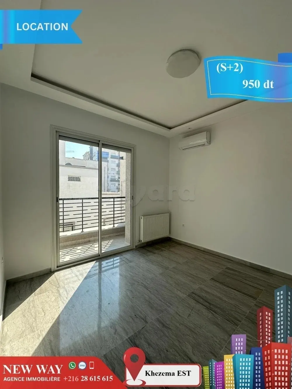(S+2) à khezema EST, Proche de Toutes Commodités