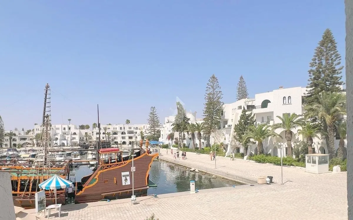 🌊S+2 Meublé Avec Vue Port En Vente | Marina Kantaoui