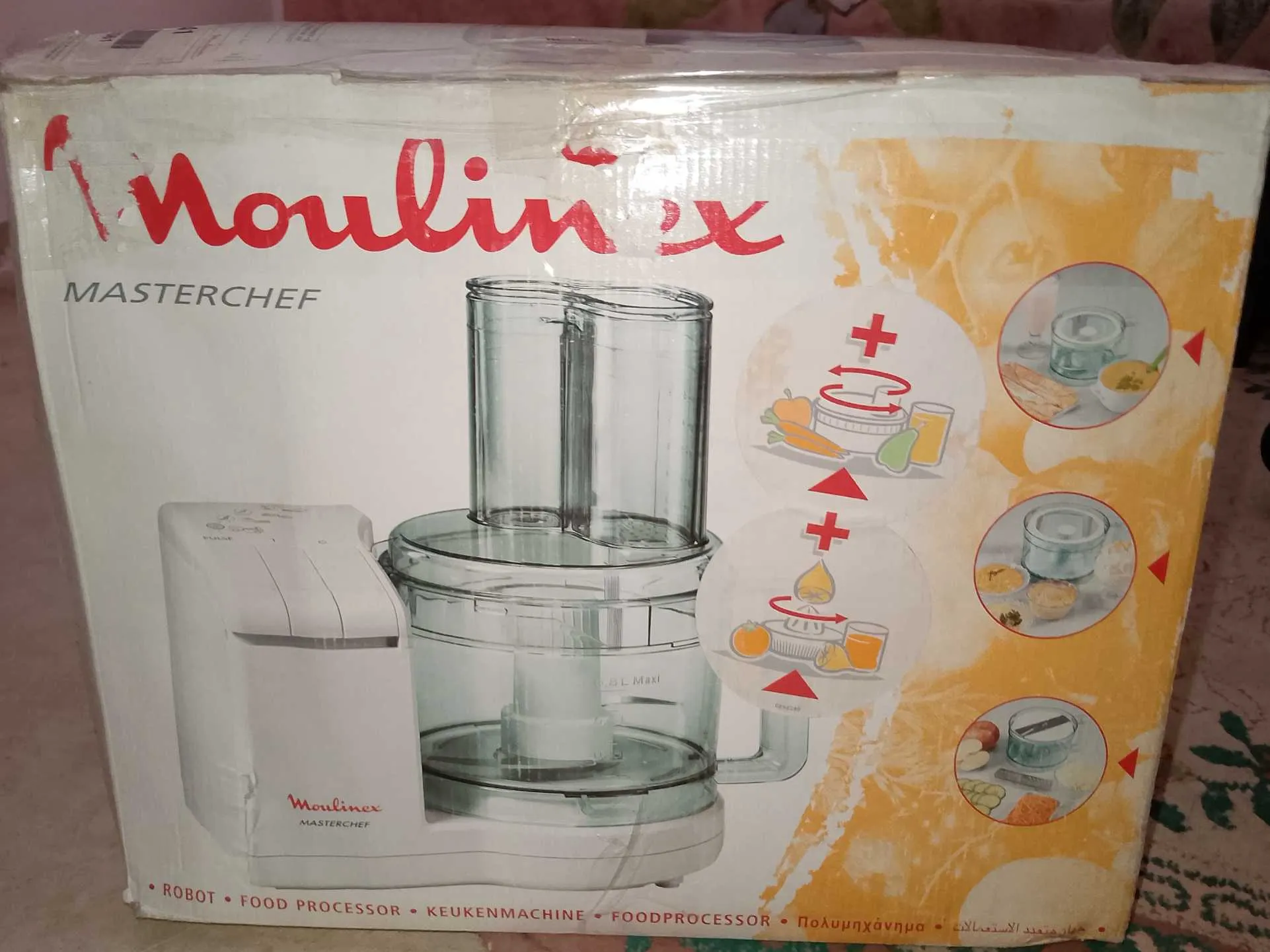 Robot cuisine multifonction moulinex masterchef neuve dans emballage