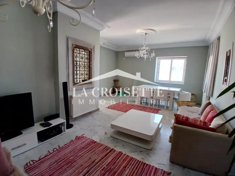 Duplex s2 meublé vue sur mer à Gammarth ZDL0682