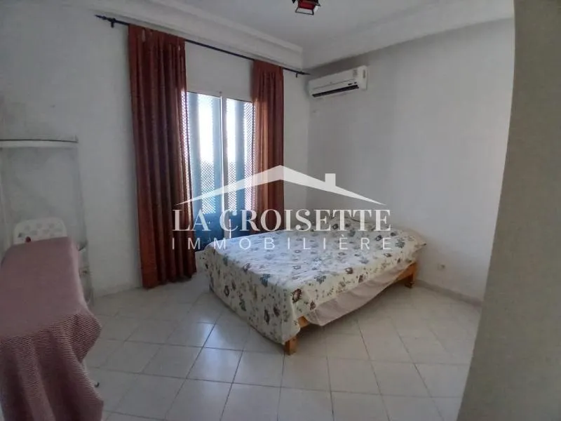 Duplex s2 meublé vue sur mer à Gammarth ZDL0682