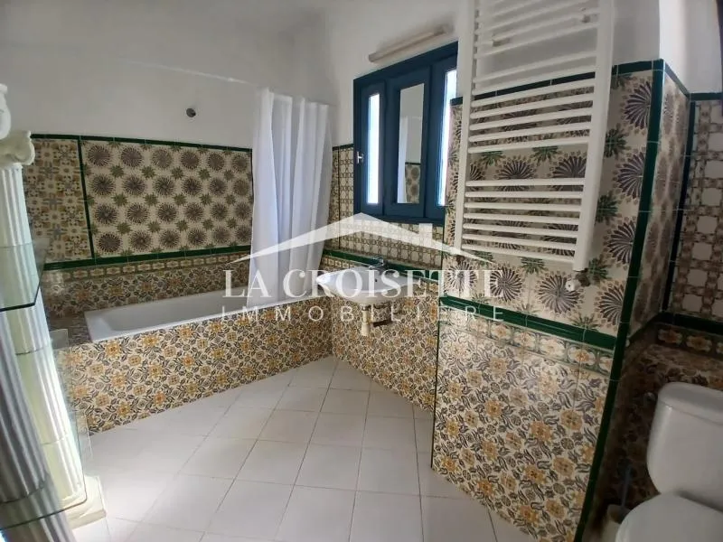 Duplex s2 meublé vue sur mer à Gammarth ZDL0682