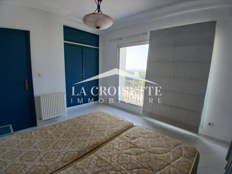 Duplex s2 meublé vue sur mer à Gammarth ZDL0682