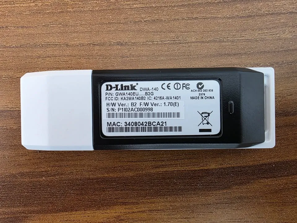 Wireless USB mini adapter Importe de l'Allemagne