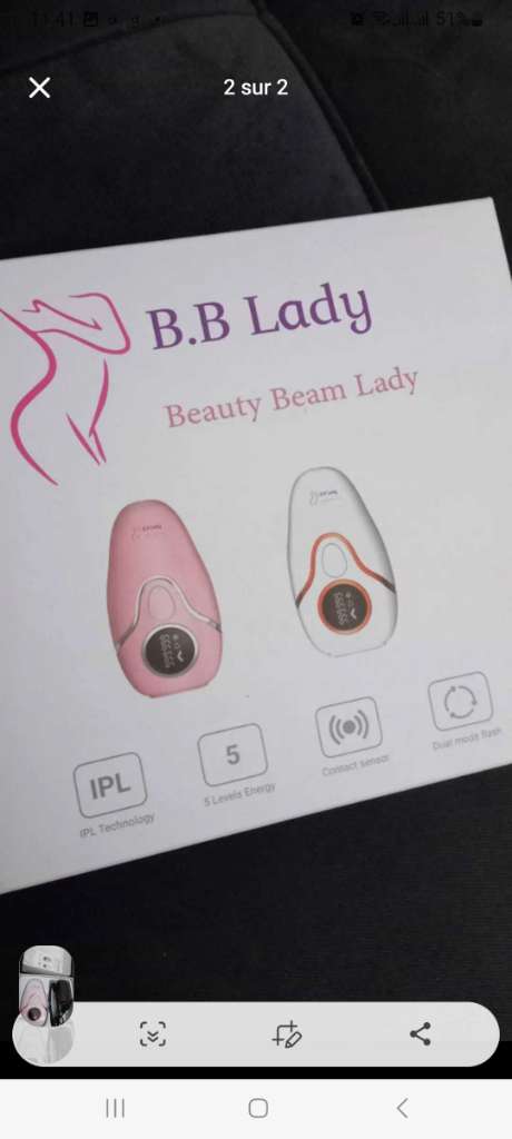 Appareil laser presque neuf