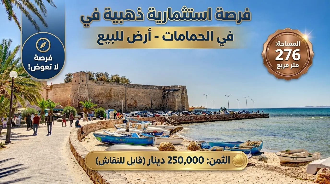 فرصة استثمارية ممتازة في قلب الحمامات