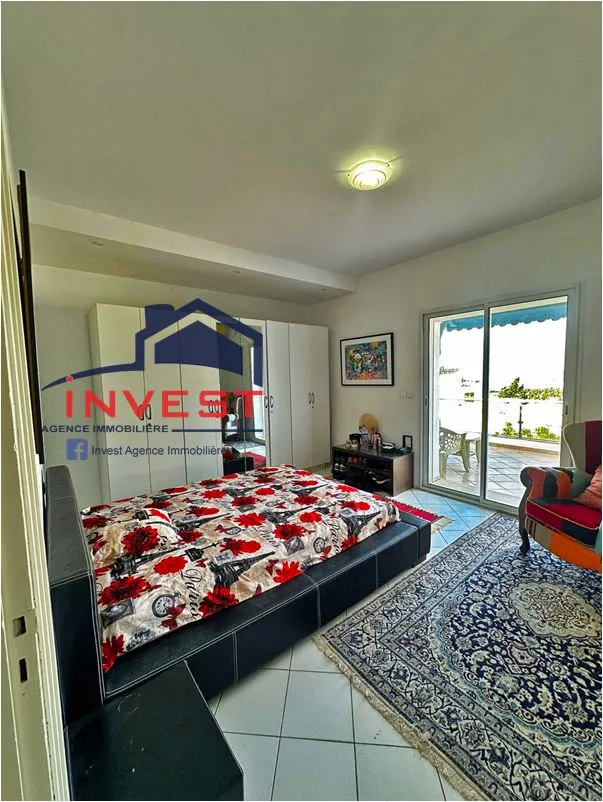 Duplex S+3 avec vue sur mer à Gammarth Supérieur