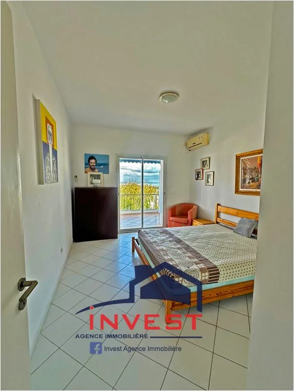 Duplex S+3 avec vue sur mer à Gammarth Supérieur
