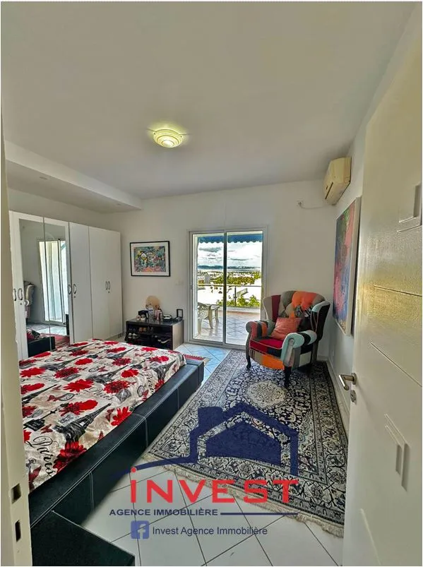Duplex S+3 avec vue sur mer à Gammarth Supérieur