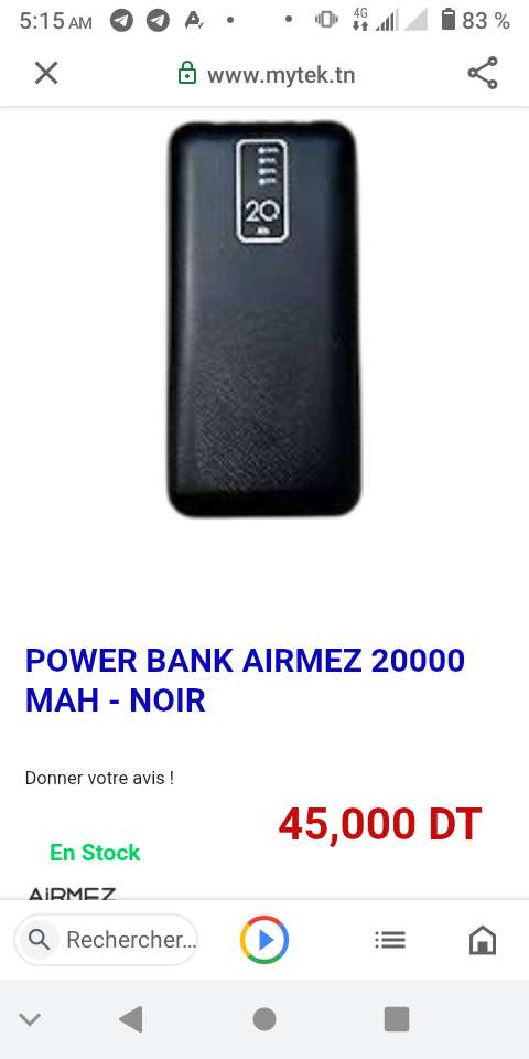 A vendre pawer bank 