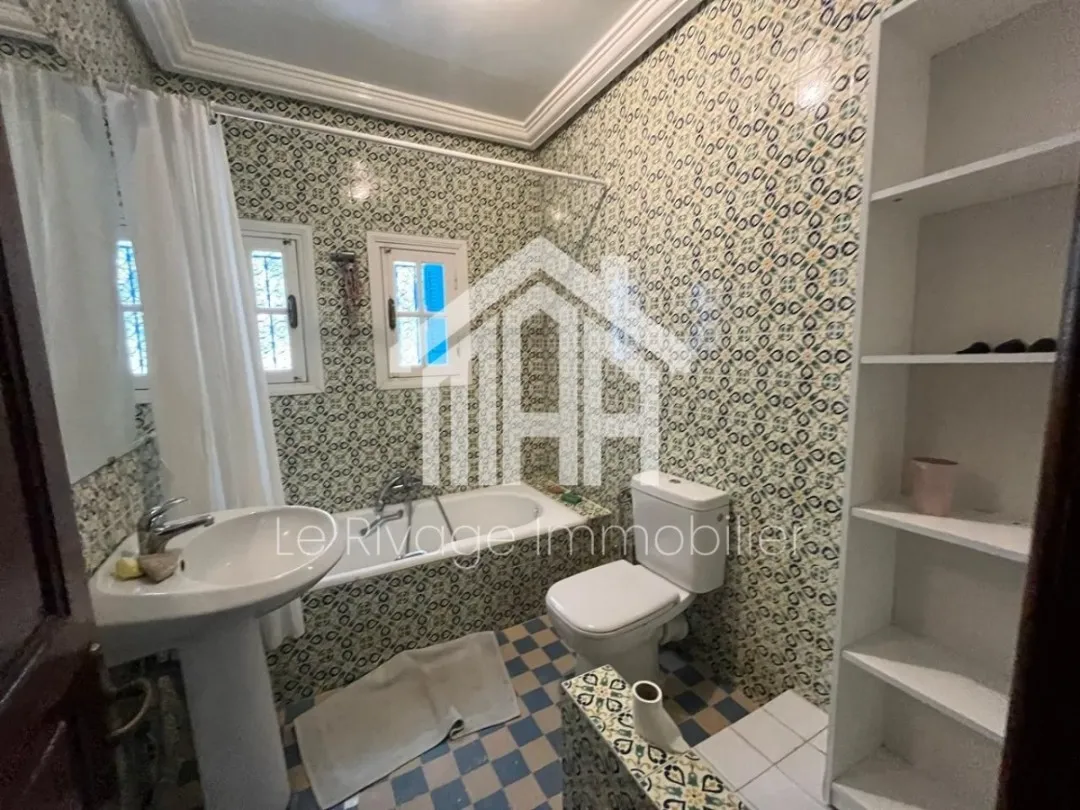 une villa S6 avec jardin