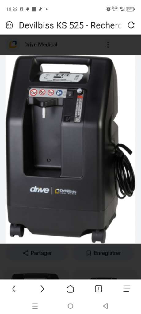 Concentrateur d'oxygène 