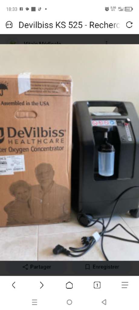 Concentrateur d'oxygène 