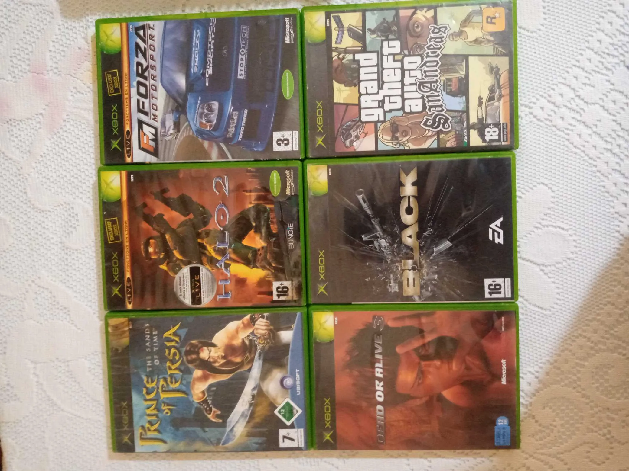 Xbox original 150 dt avec écran Samsung 22 210 dt