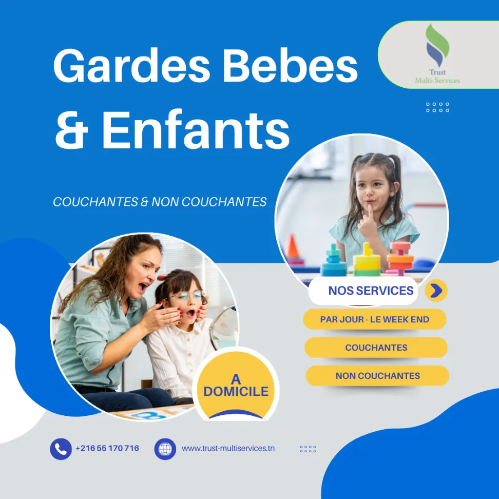 La société TMS propose des Nounous sérieuses A Elmanzah