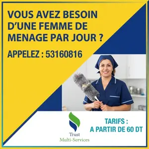 femme de menage par jour a ennsar