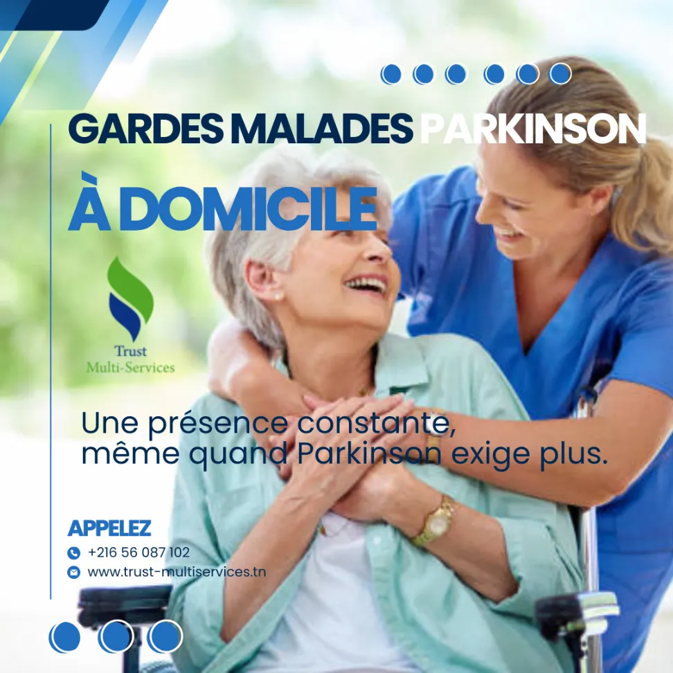 GARDES MALADES DE PARKINSON A DOMICILE À AIN ZAGHOUAN