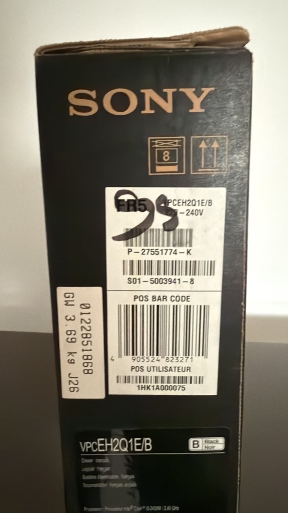 PC Portable Sony Vaio