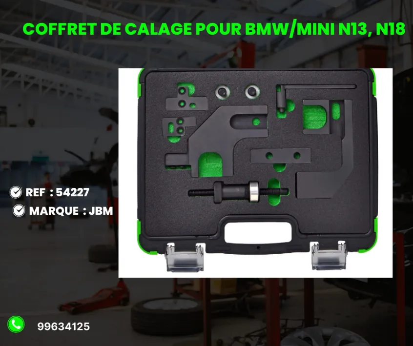 A VENDRE MATERIEL DE GARAGE REF : 54227 COFFRET DE CALAGE POUR BMW/MINI N13, N18