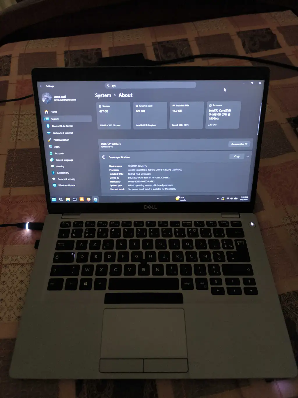 Laptop Dell Latitude 5410