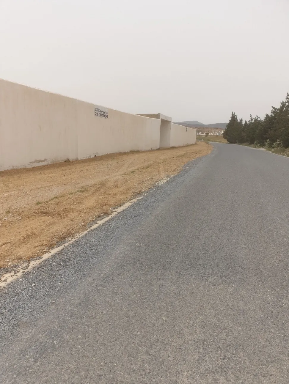 Forfait PRIX EXTRÊMEMENT NÉGOCIABLE TERRAIN entièrement clôturé à HAMMAMET 8200m²