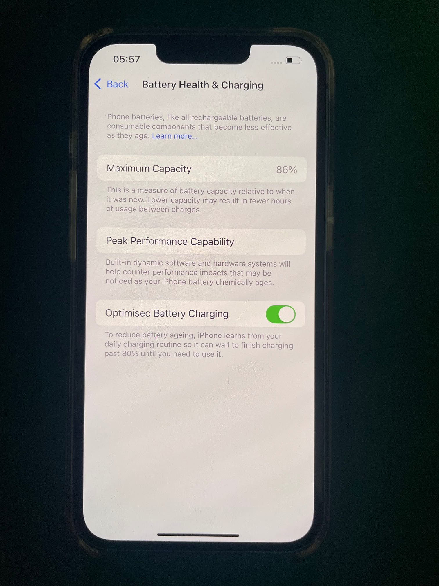 Iphone 13 bleu 256 GB