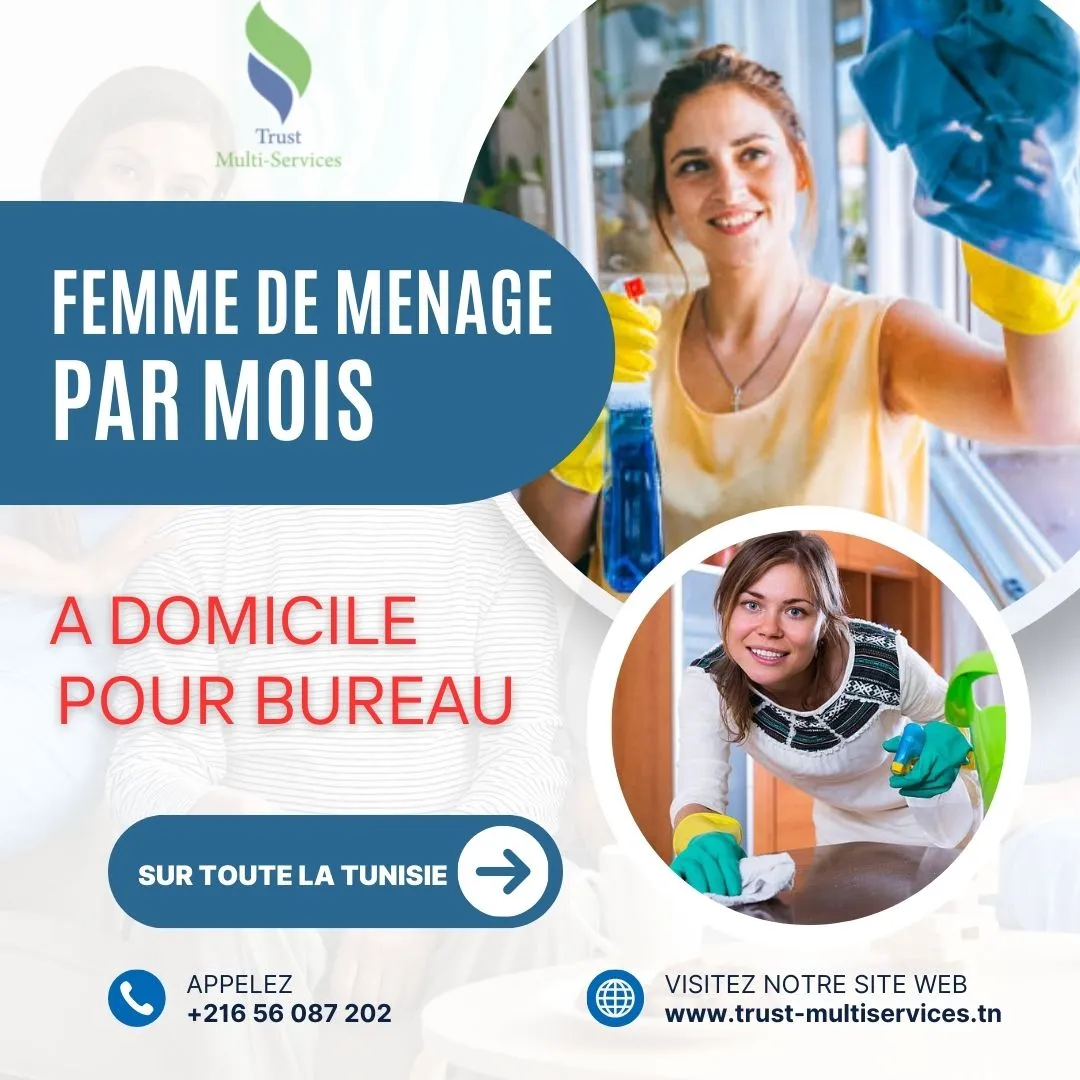 femme de ménage par jour à radés