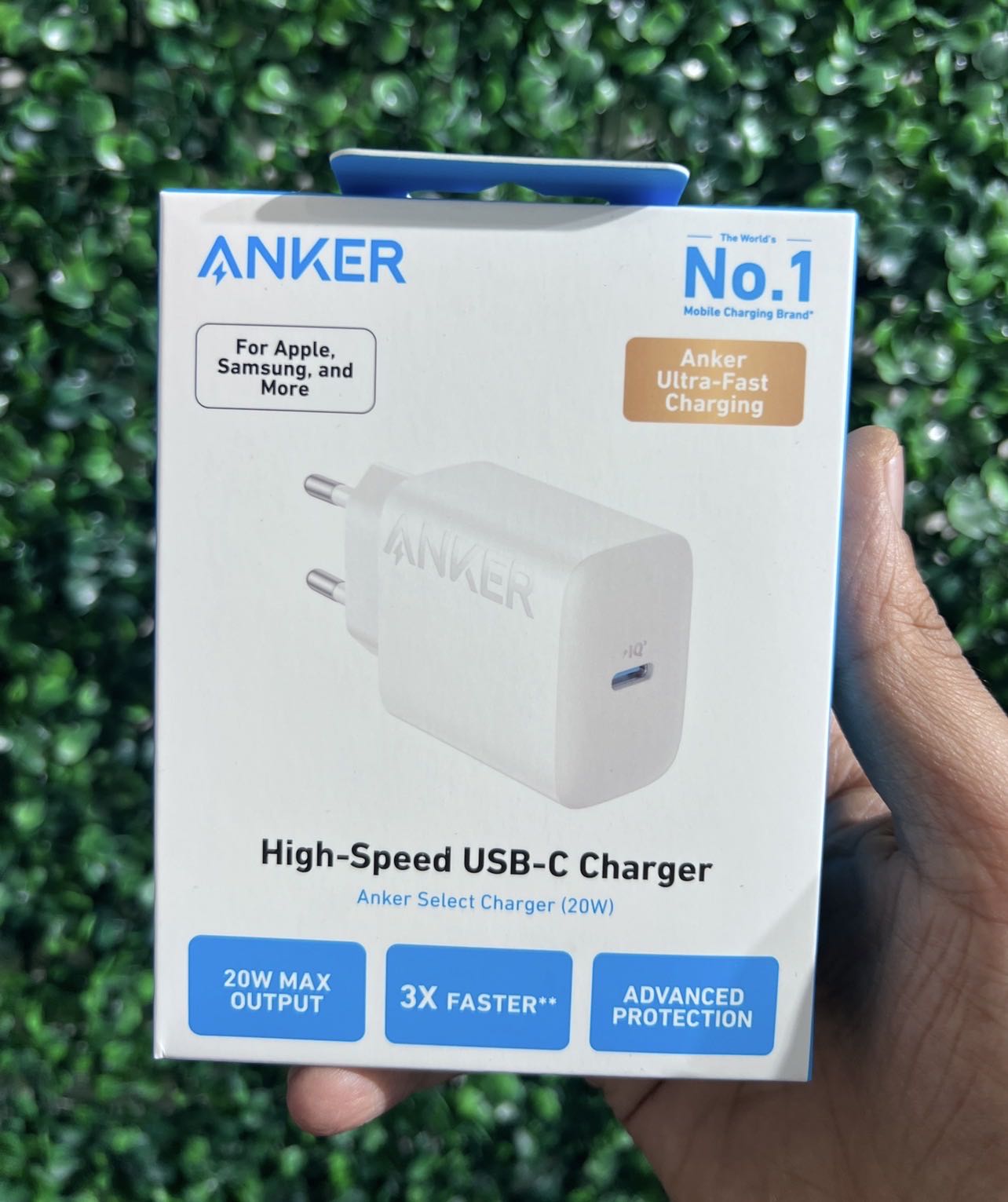 Tête de Chargeur Anker USB-C 20W Charge Rapide et sécurisée 