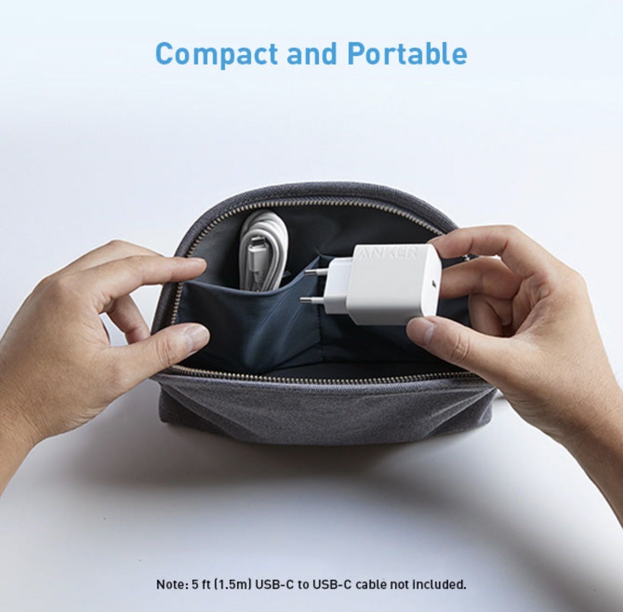 Tête de Chargeur Anker USB-C 20W Charge Rapide et sécurisée 