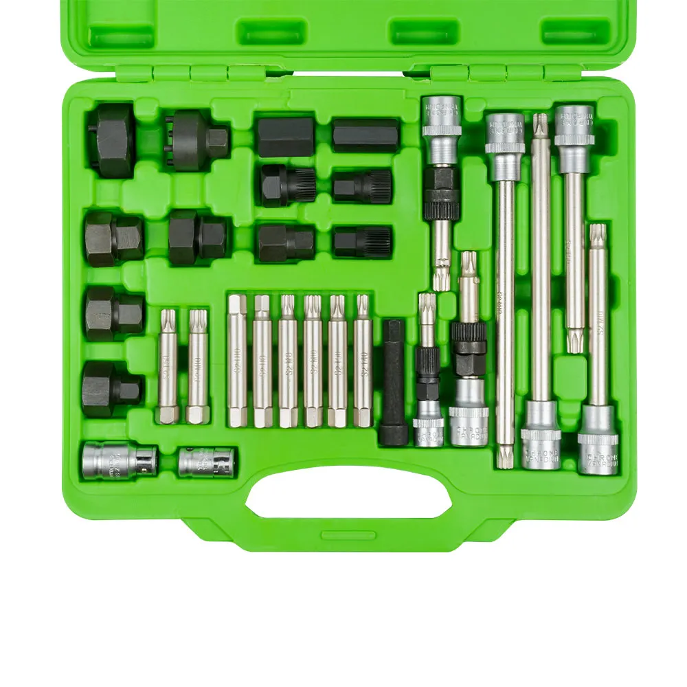 A VENDRE MATERIEL DE GARAGE REF : 52293 COFFRET D'EXTRACTION DE POULIES DE 30 PIÈCES