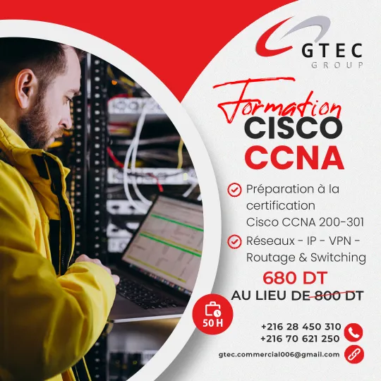Devenez administrateur réseau certifié CCNA