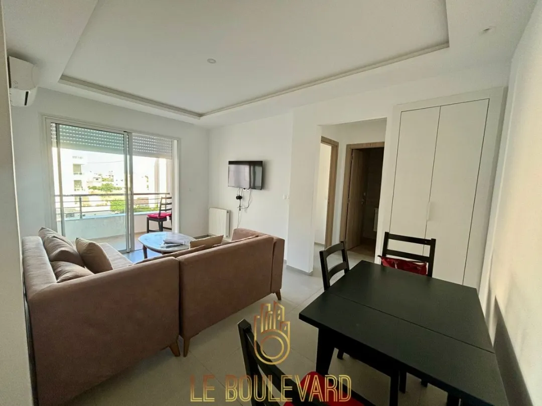 Location Annuelle : Appartement S+1 Haut Standing à AFH Mrezga, Nabeul