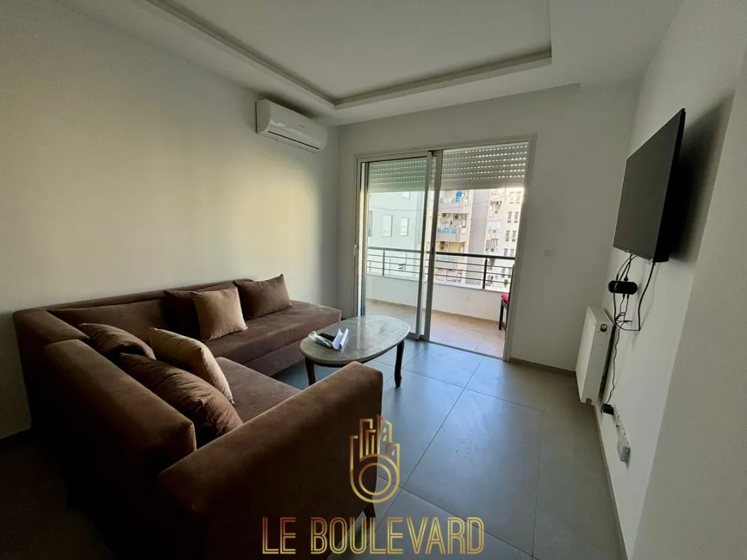 Location Annuelle : Appartement S+1 Haut Standing à AFH Mrezga, Nabeul