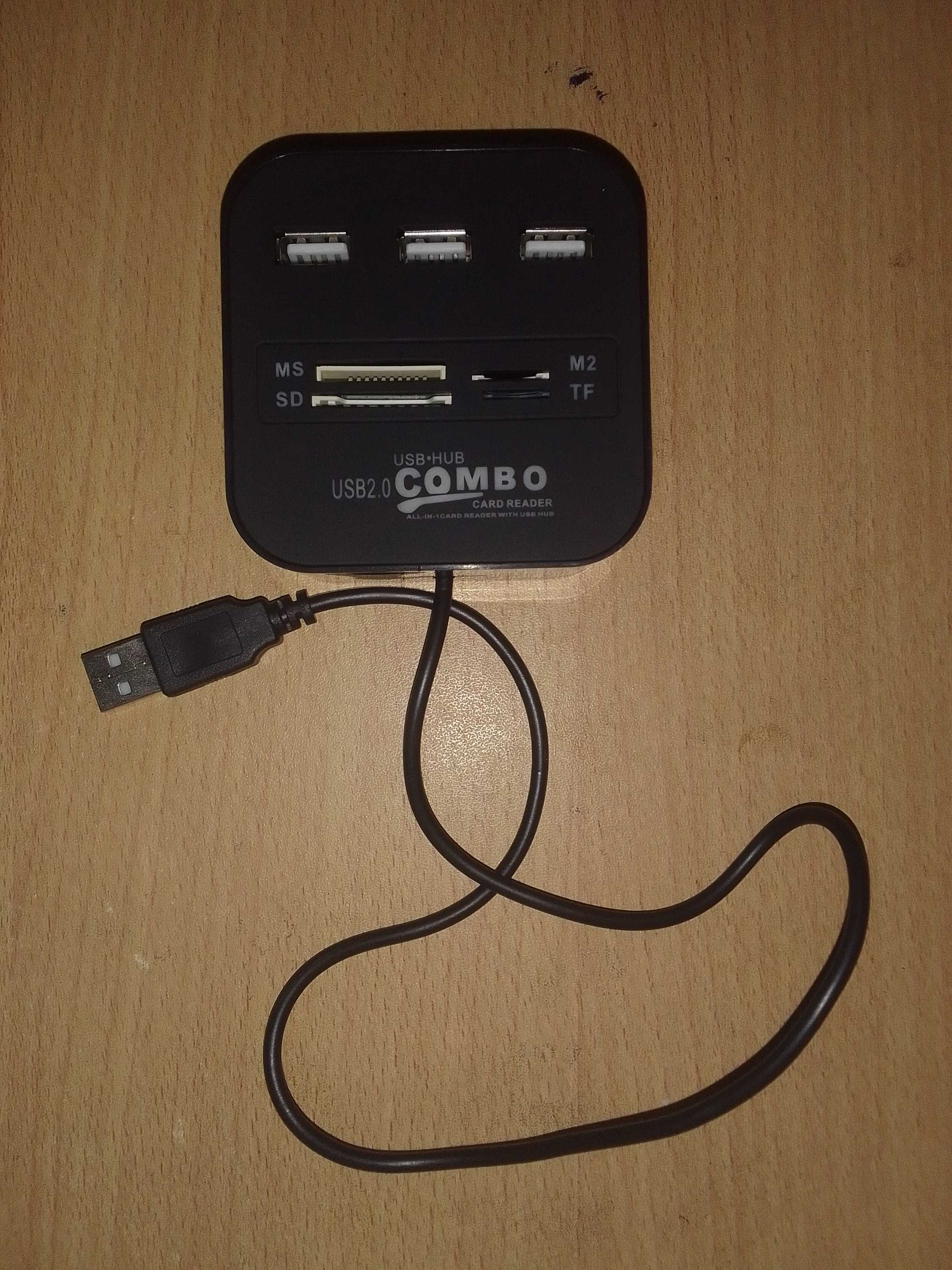 USB HUB + CARD REASER (CARTE MS/ CARTE SD/ CARTE MMC/ CARTE M2)