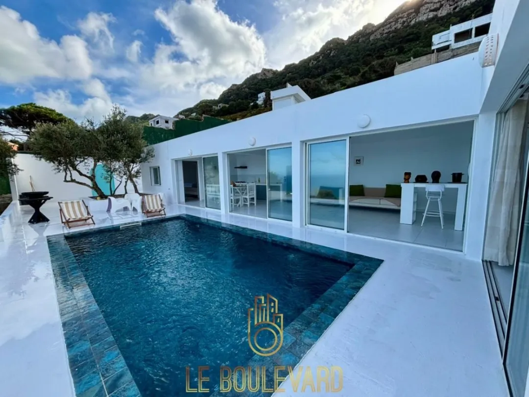 Villa Olive S+2 – Piscine privée & vue mer panoramique | Rafraf, Bizerte
