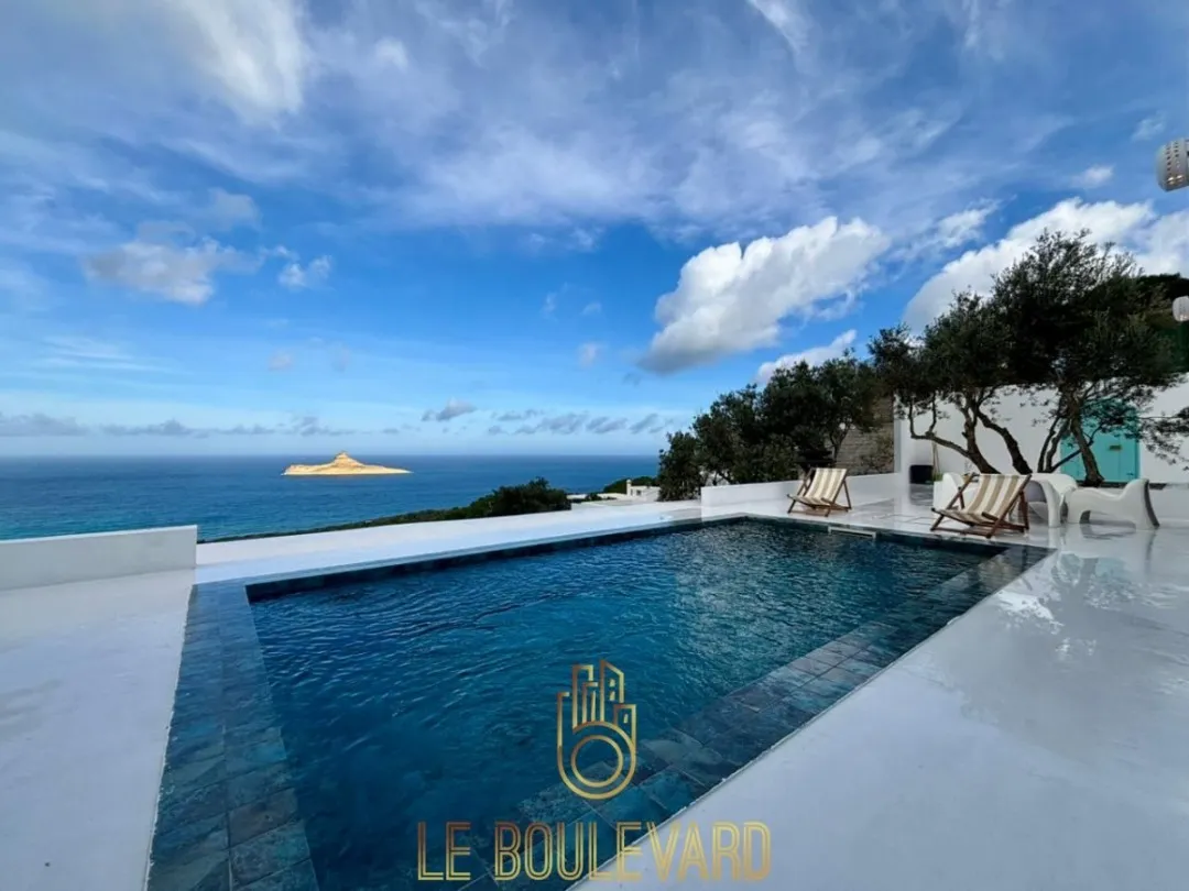 Villa Olive S+2 – Piscine privée & vue mer panoramique | Rafraf, Bizerte