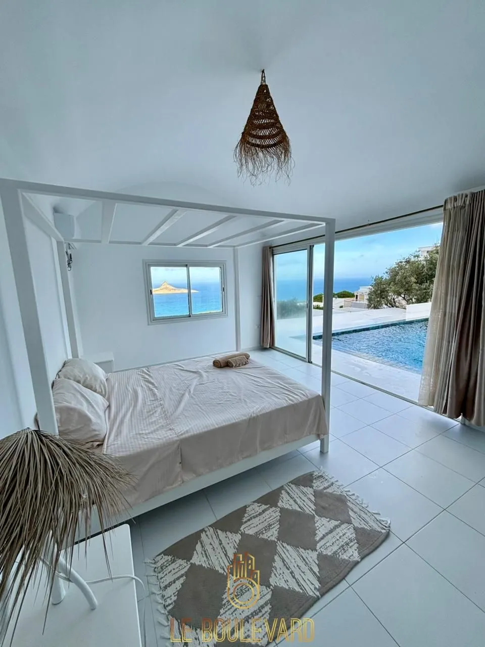 Villa Olive S+2 – Piscine privée & vue mer panoramique | Rafraf, Bizerte