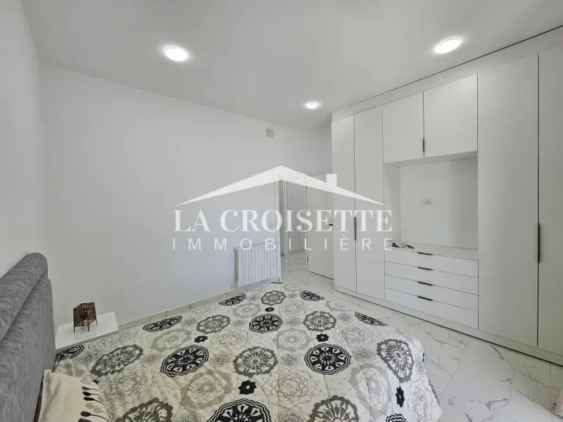 Etage de villa meublé s2 vue sur mer à La Marsa MAL3504