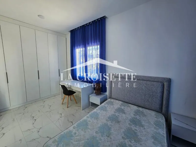 Etage de villa meublé s2 vue sur mer à La Marsa MAL3504