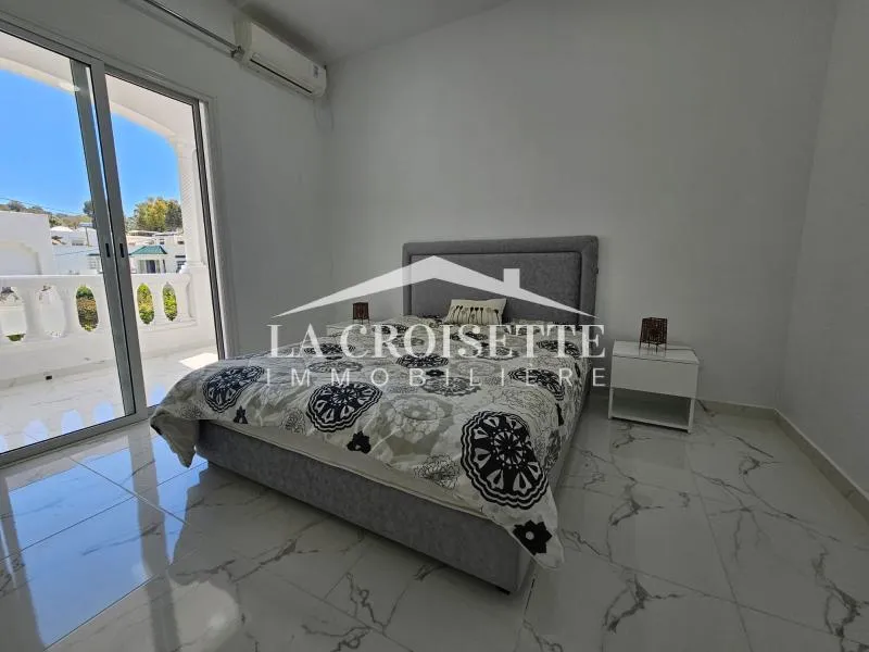 Etage de villa meublé s2 vue sur mer à La Marsa MAL3504