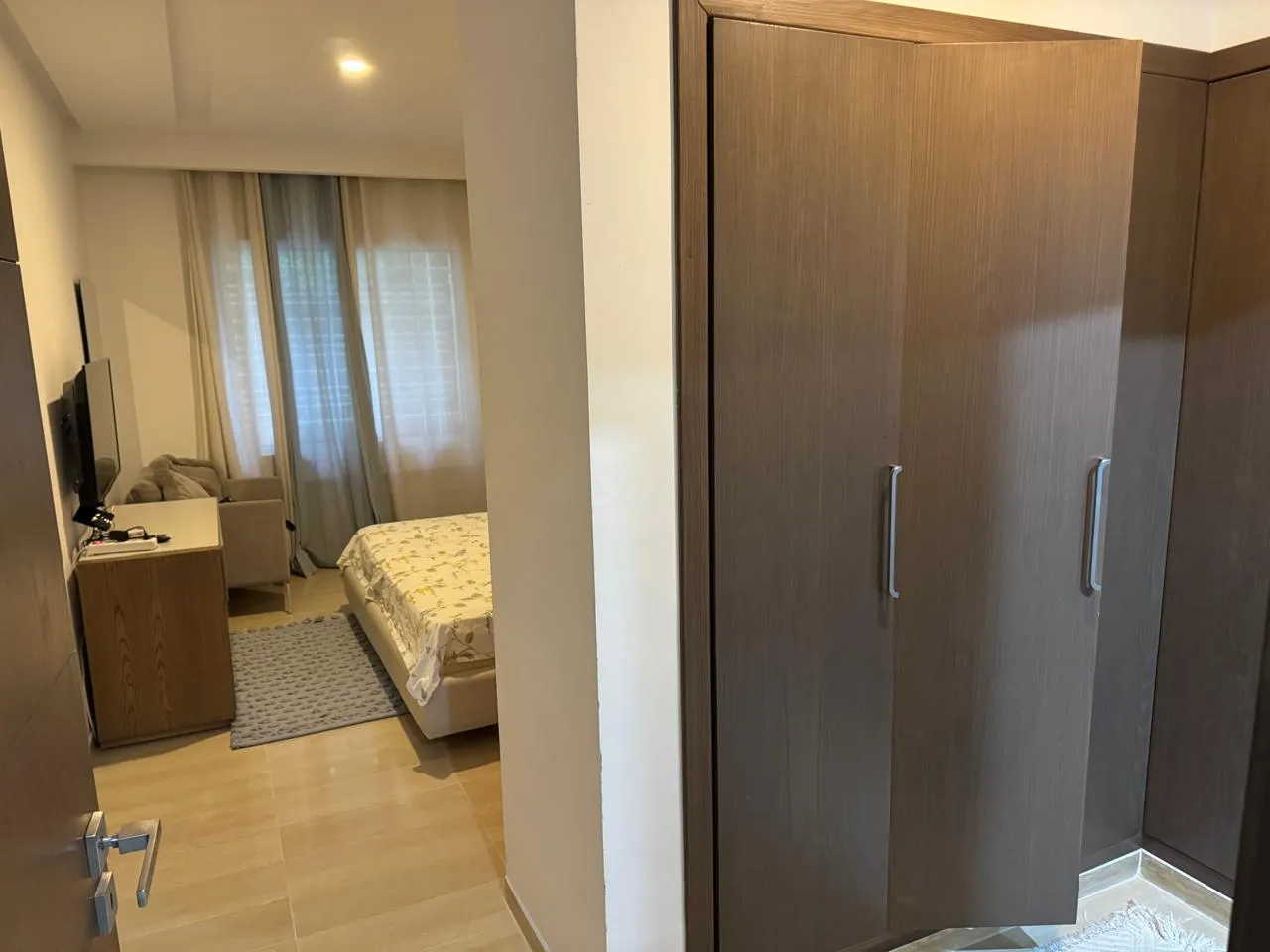 joli appartement S3 au rdc à soukra