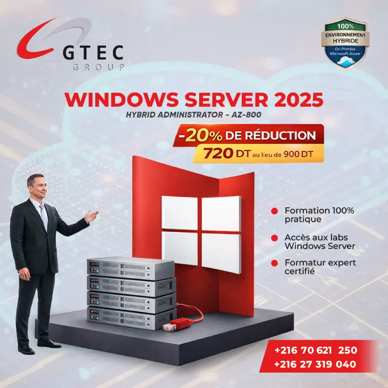 Formation en Windows Server 2026 