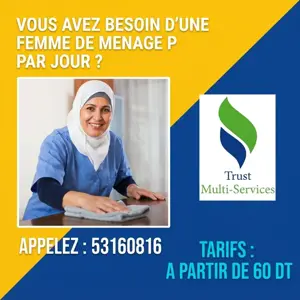 femme de menage par jour a yasminette