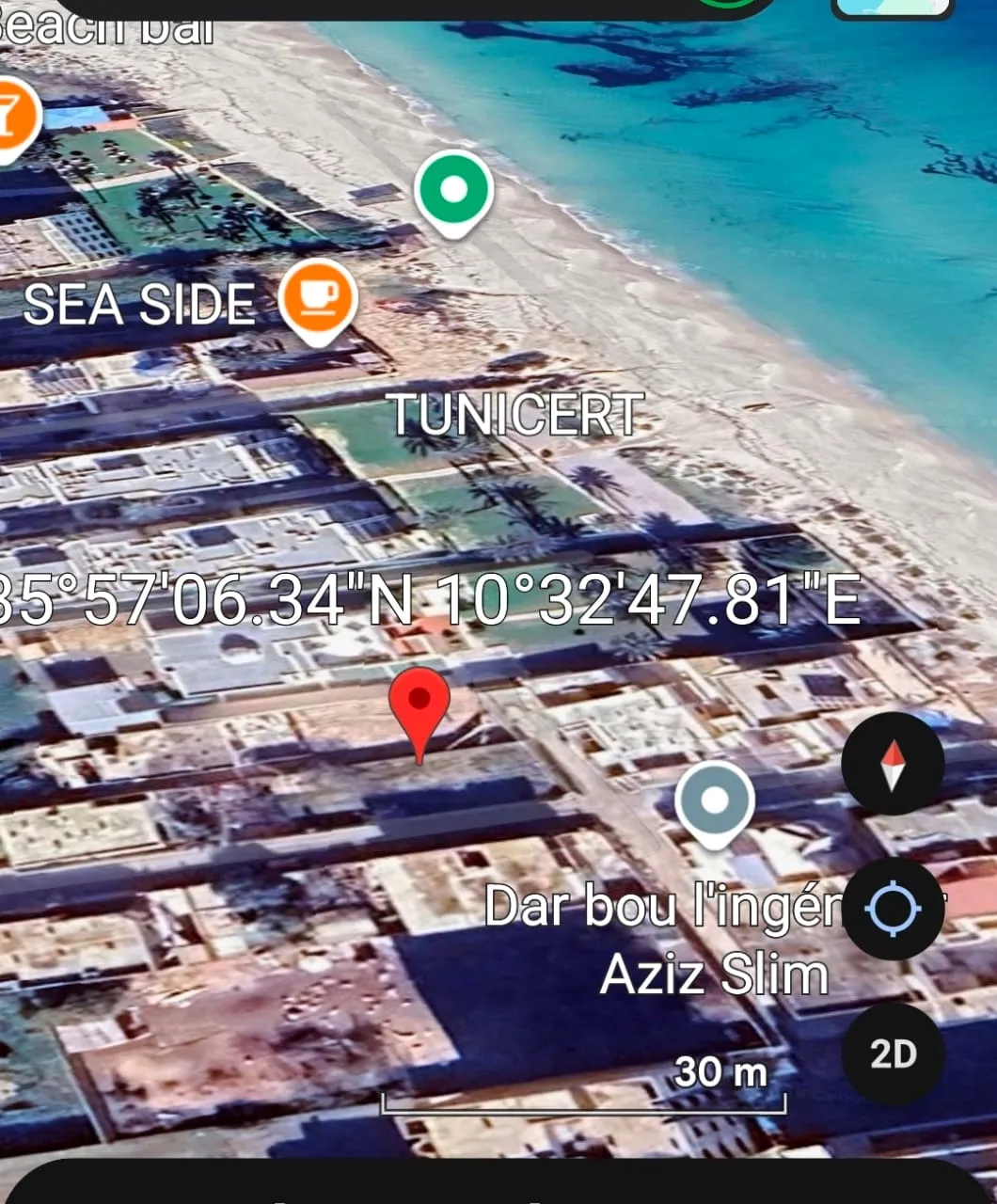 Manifique terrain 210 m2 et 430 m2 À 50m de la mer prè folla aqua Resort chatt_mariem